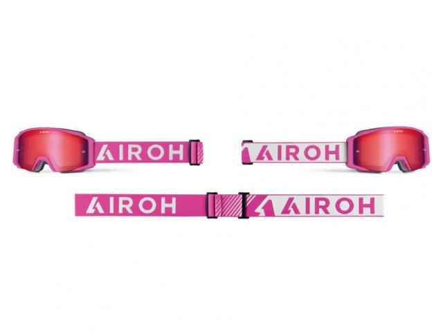 Occhiali AIROH BLAST XR1 Pink - Lente Red Mirrored